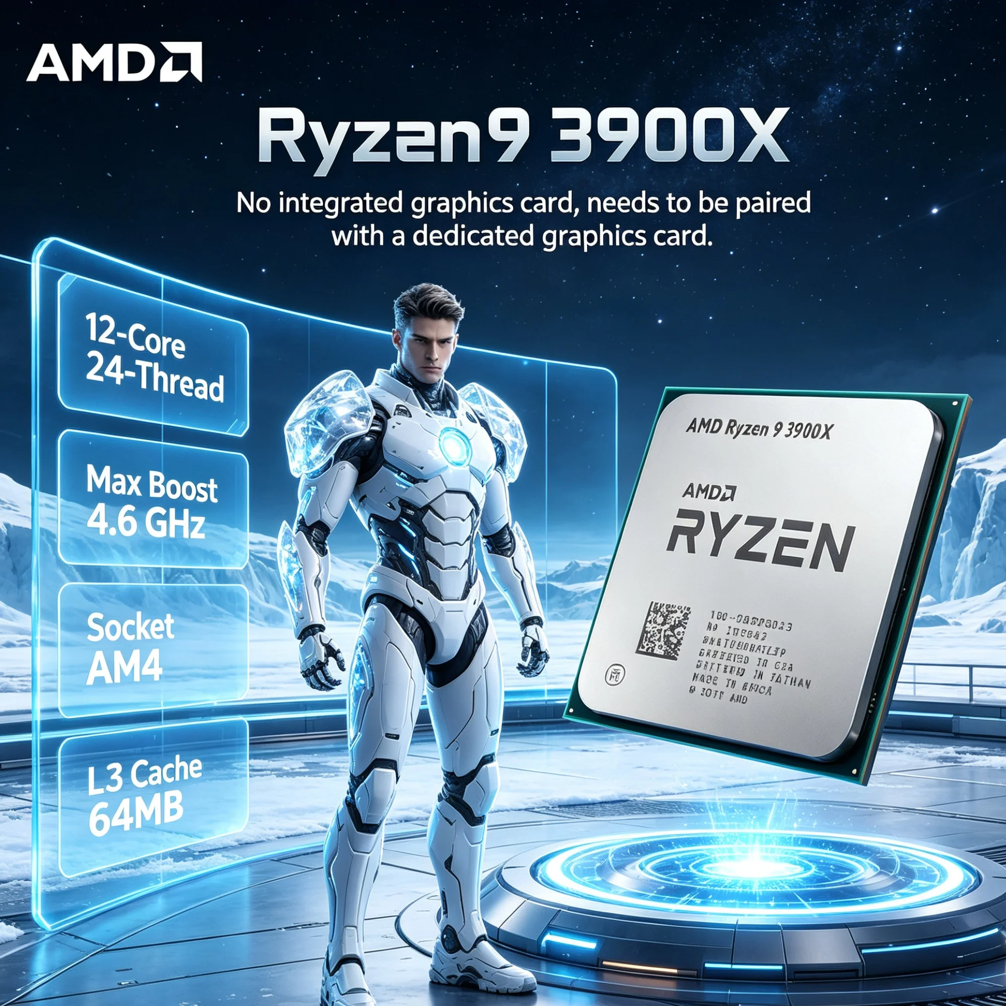 Amd Cpu Ryzen 9 - AMD Ryzen 9 3900X Processor CPU
