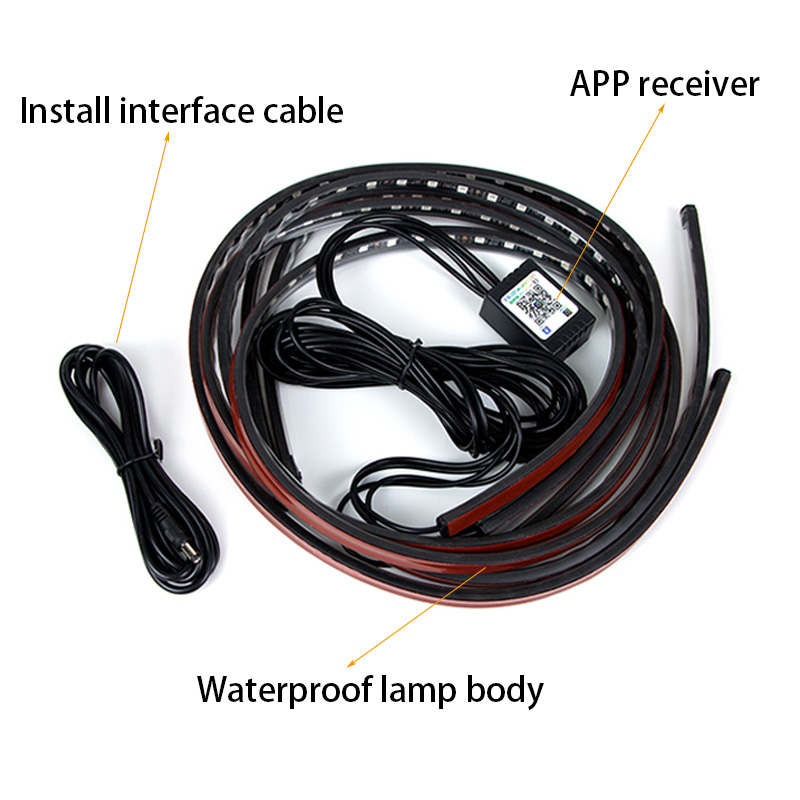 SEAMETAL Car Flexible Underglo - Rgb Underglow Strip recension och pris