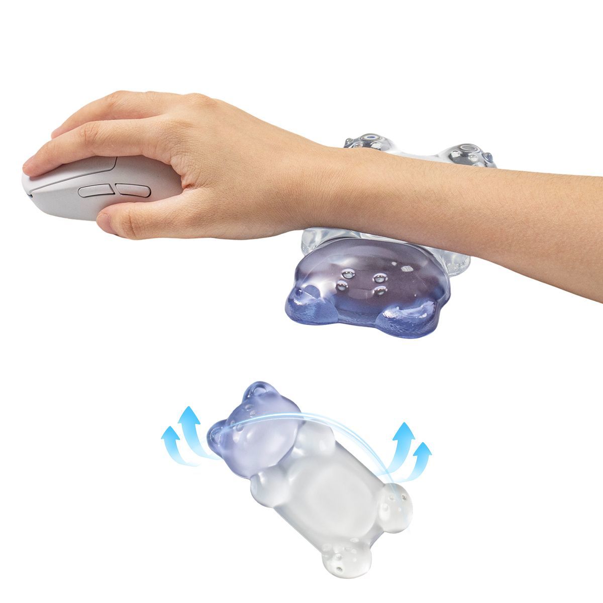Cute Bear Shape Wrist Rest Tra - Gaming Keyboard Number Pad recension och pris