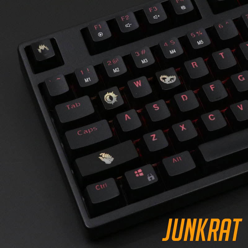 4 pcs/set keysets backlight OW - Keyboard Gaming Black recension och pris