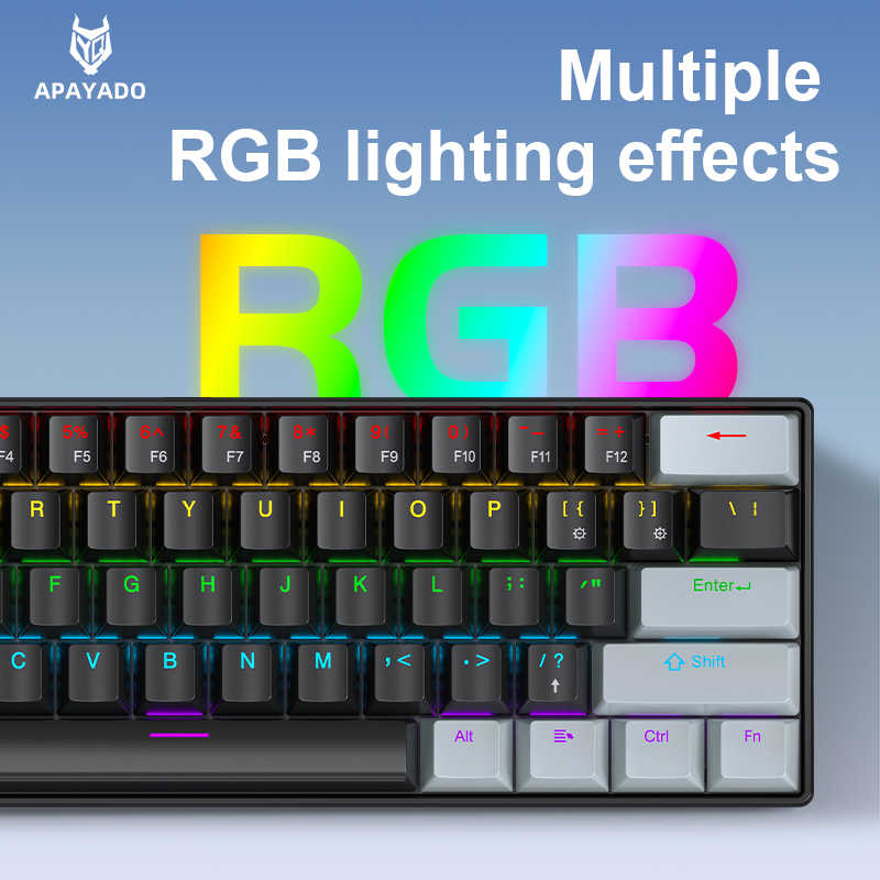 APAYADO K61 Mini Mechanical Ke - Gaming Keyboard Mouse And Headset Combo recension och pris