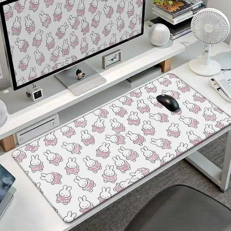 Cute Miffy Rabbit Large Mouse  - Keyboard Gaming Black recension och pris