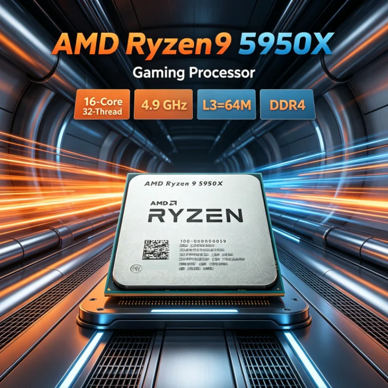 AMD Ryzen 9 5950X DDR4 Gaming  - Amd Cpu Ryzen 9 recension och pris