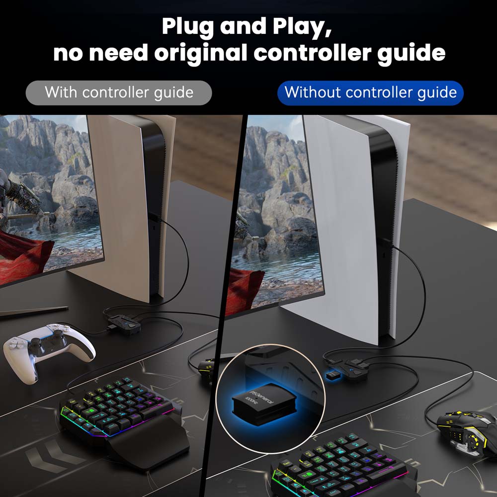 for PS5 Gaming Keyboard Mouse  - Gaming Keyboard Type C recension och pris
