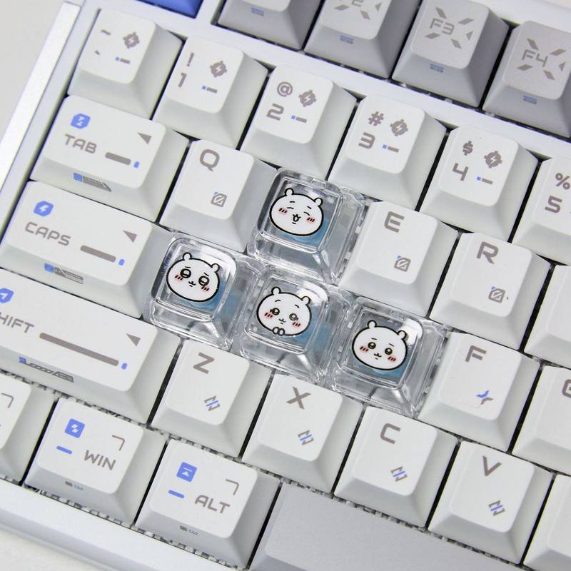 Chiikawa 4 Pcs Handmade Transp - Gaming Keyboard He recension och pris