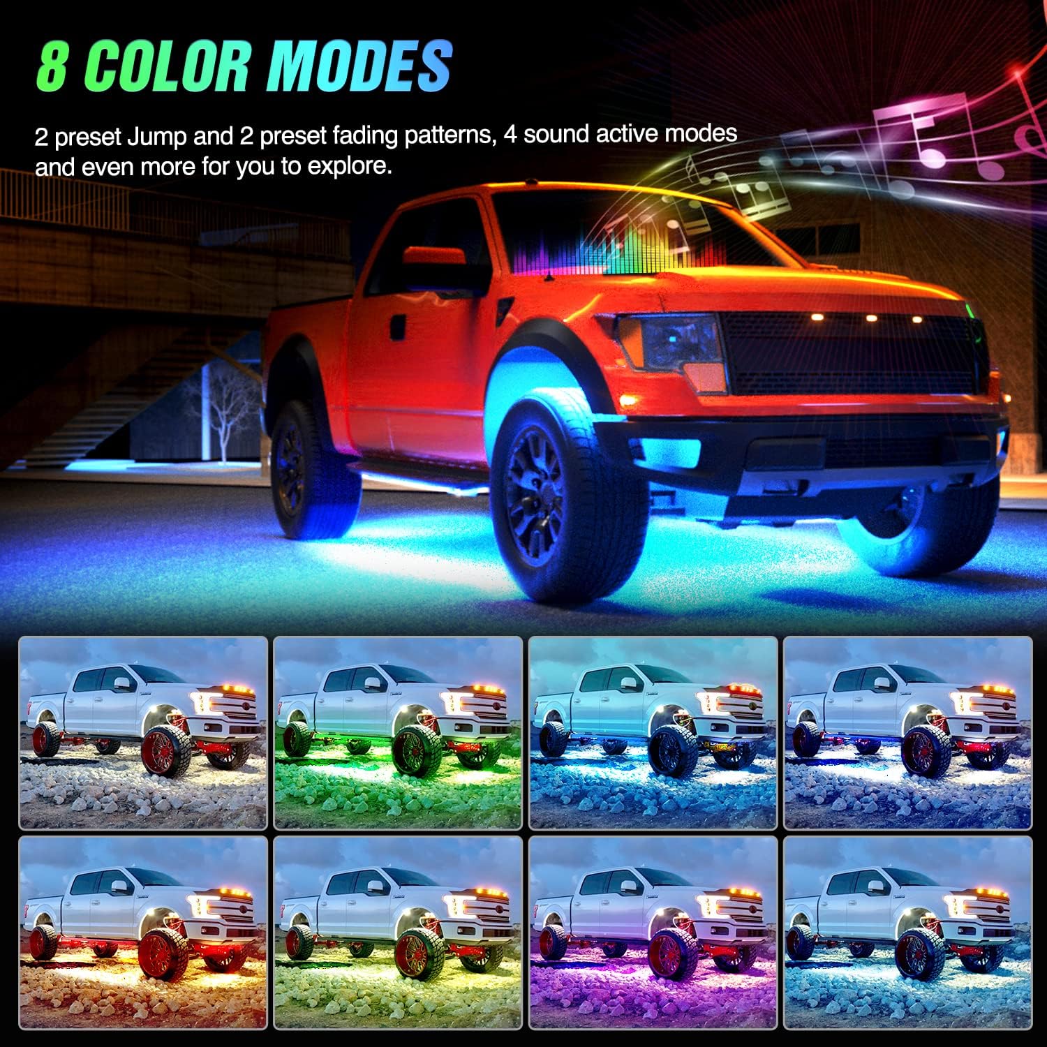Car Underglow Neon Accent Stri - Rgb Underglow Strip recension och pris