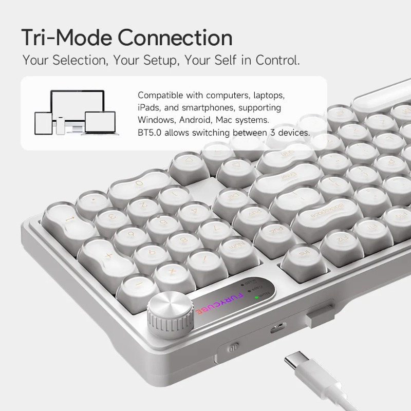 FURYCUBE IP98 Wired Keyboard R - Gaming Keyboard Ip98 recension och pris