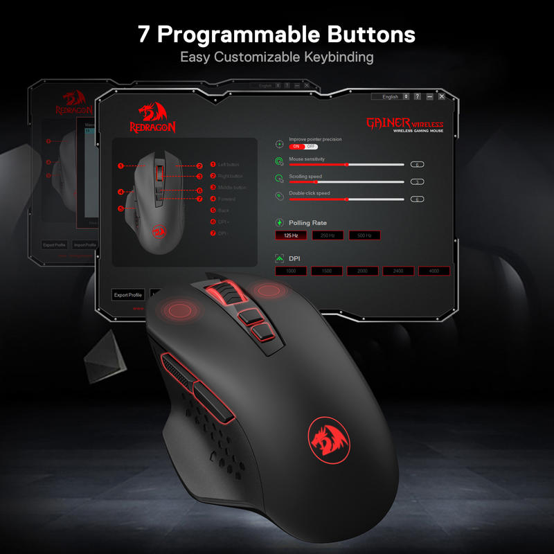 Redragon M656 Gainer Wireless  - Gaming Keyboard Mouse And Headset Combo recension och pris