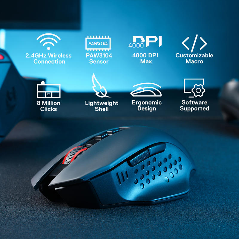 Redragon M656 Gainer Wireless  - Gaming Keyboard Mouse And Headset Combo recension och pris