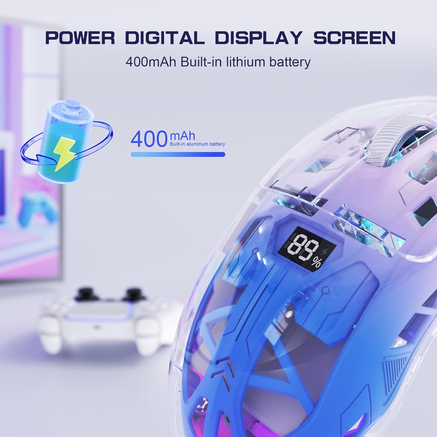 A2 Transparent Wireless Gaming - Gaming Keyboard Mouse And Headset Combo recension och pris