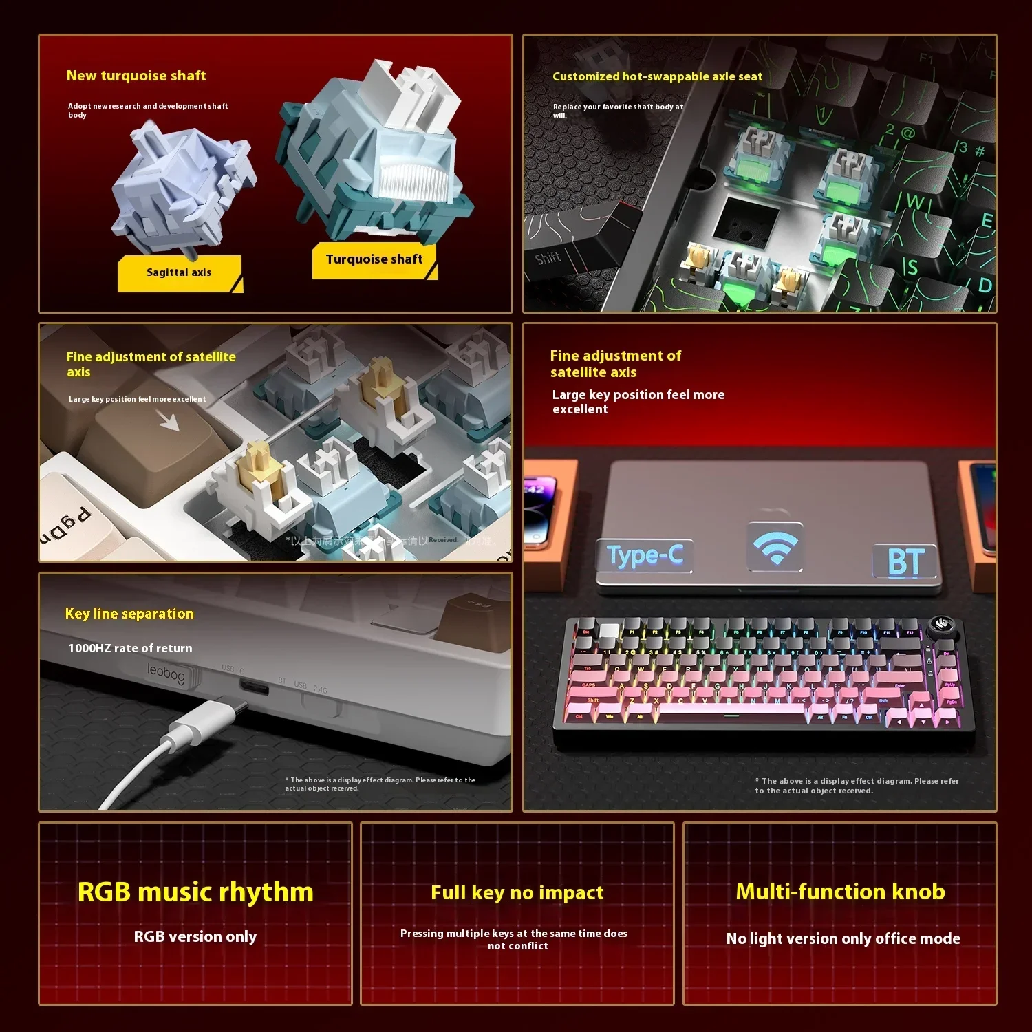 Leobog Hi75C Hi75 Hi75C Pro Al - Gaming Keyboard Number Pad recension och pris